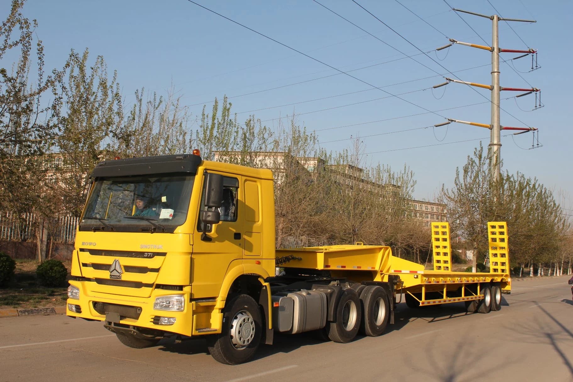 40Ton Lowbed Semi Trailer