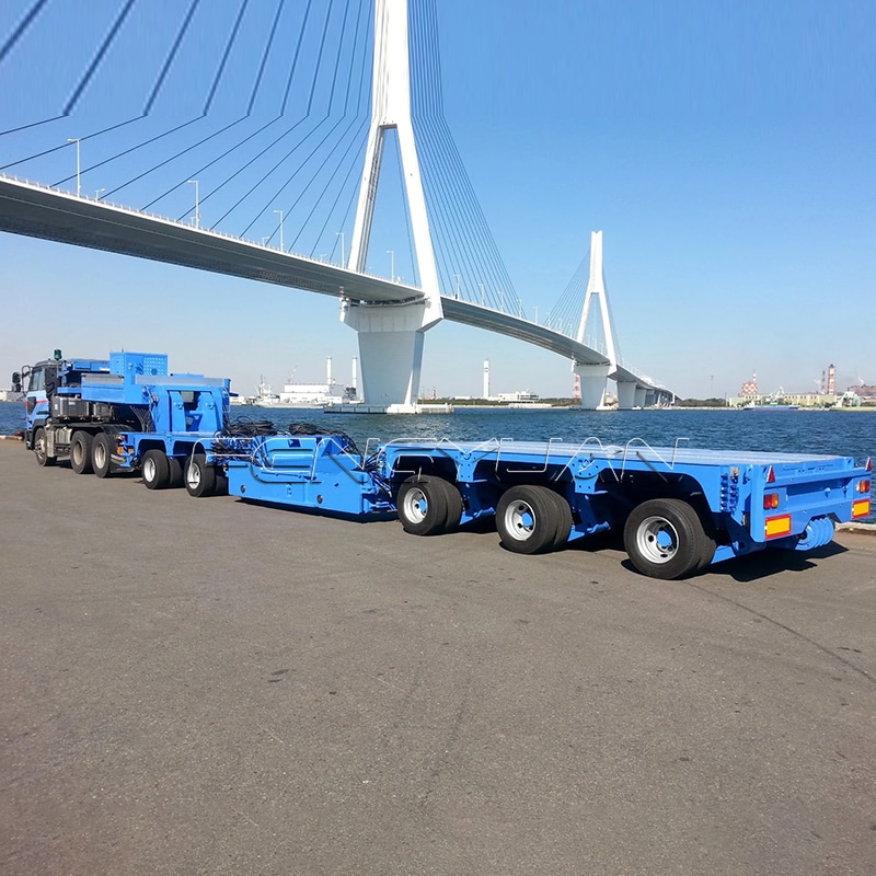 3 Axle Lowbed Semi Trailer