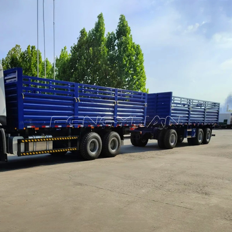 full dropside semi trailer