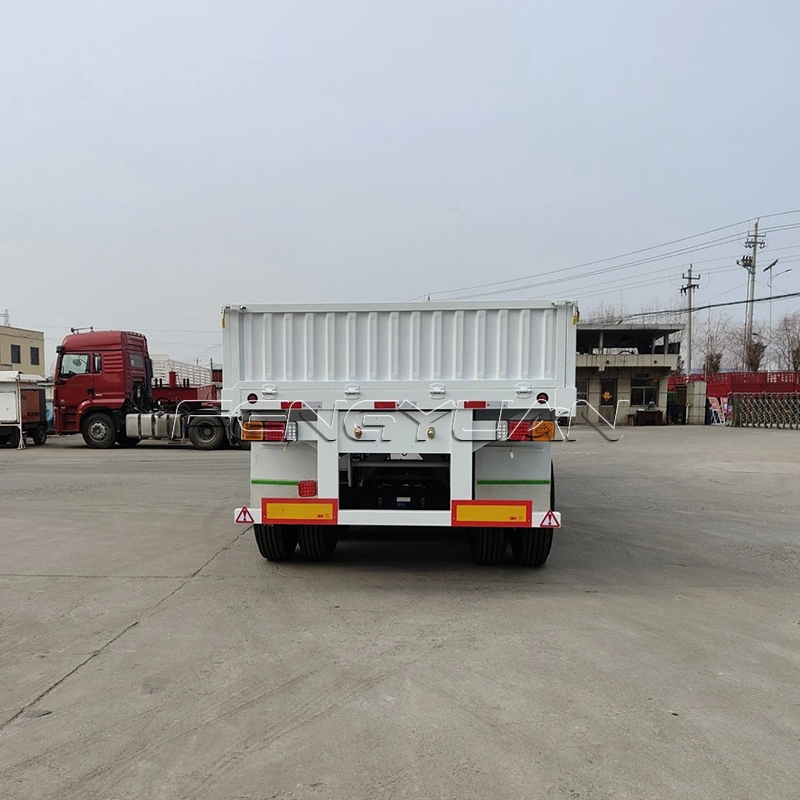 3 axle dropside semi trailer